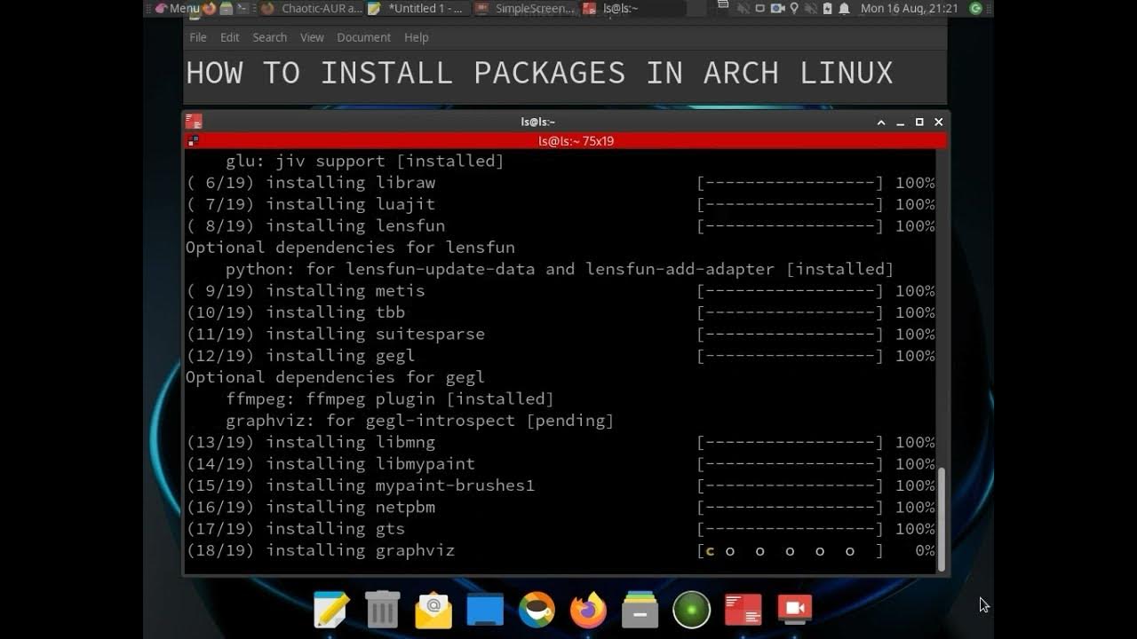 Uninstall package