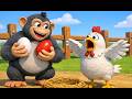 🐵 Naughty Monkey Stole Eggs! 🥚💔 They Broke & Chicks Hatched! 🐣 Old old macdonald Rescue Mission! ✨