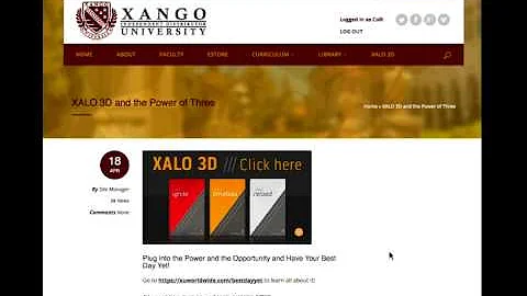 XU Training Series Part 2 - XALO 3D and the Power of Three
