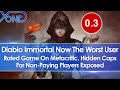Diablo Immortal Now Worst User Rated Game On Metacritic, Hidden Caps For Non-Paying Players Exposed