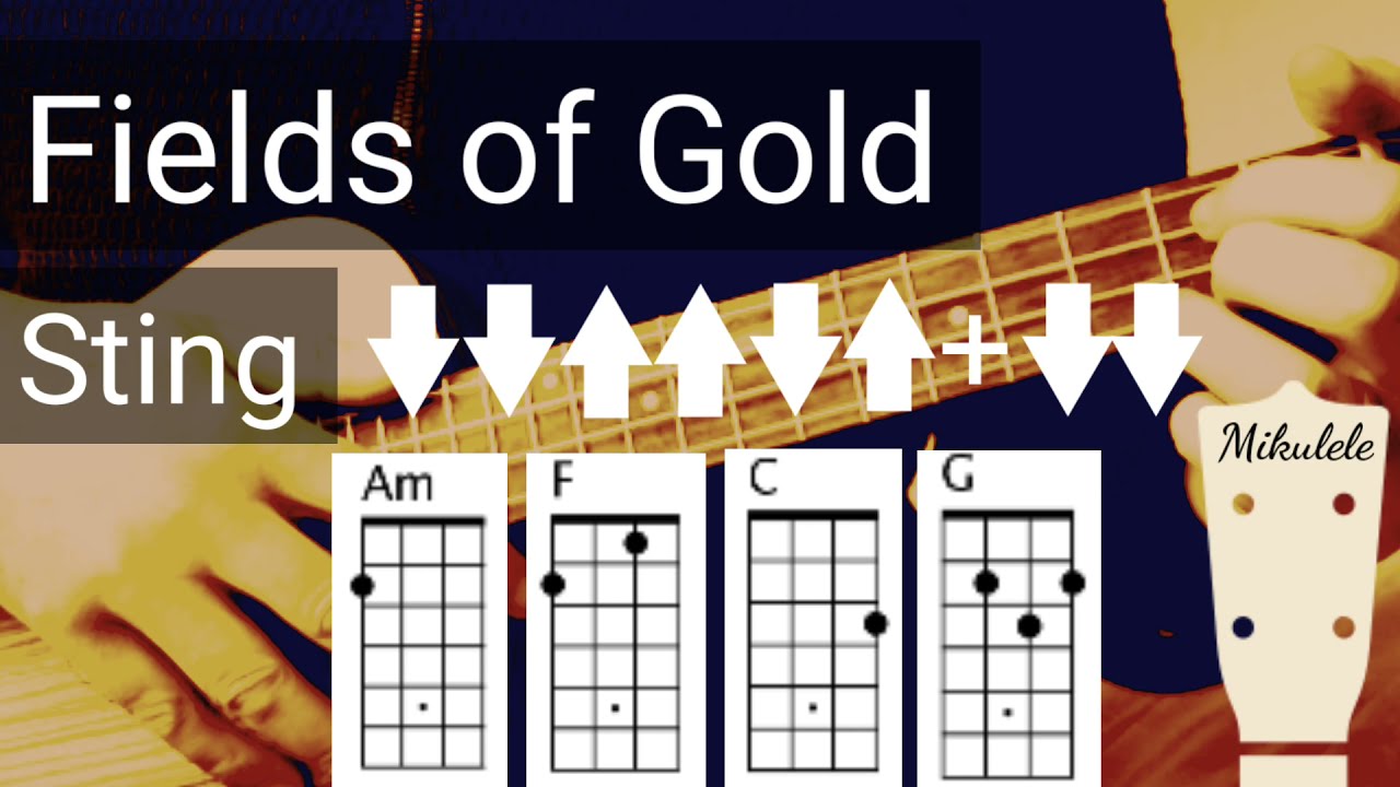 Fields of Gold - Sting ukulele tutorial / play-a-long