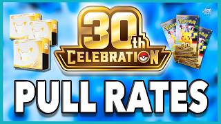 Full New Pokemon 30th Anniversary Pull Rates Revealed! News