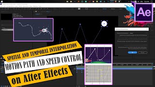 Spatial and Temporal Interpolation-Motion Path and Speed Control on AfterEffects | Series 43 |