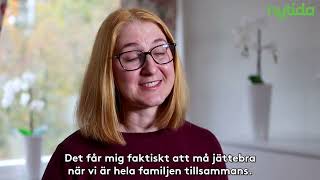 Ancuta på Nytida Rånäs särskilda boende mår som bäst när hon umgås med sin familj