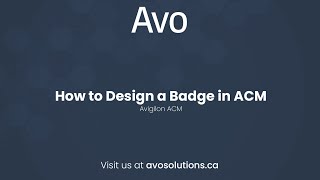 How to Design a Badge in ACM