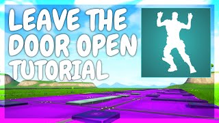 Leave The Door Open TUTORIAL - Fortnite Music Blocks (Fortnite Emote)