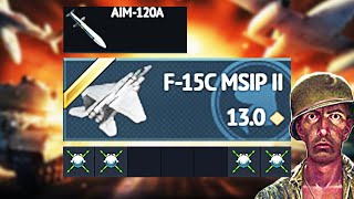 F-15C MSIP II With AIM-120A MISSILE! (War Thunder Dev Server)
