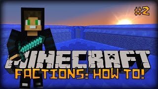 Minecraft Factions How To! #2 Corner & Roof Defense! 