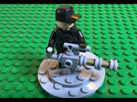 100 LEGO Minigun Tutorial and Demo