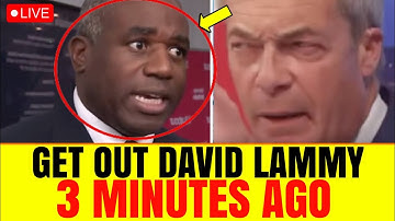 David Lammy DESTROYED After Nigel Farage 