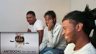 Migos Feat. Juice WRLD - Anti Social (Official Audio) REACTION