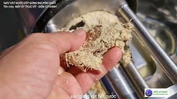 Máy vắt nước cốt gừng công nghiệp - Điện Cơ Xanh 0984467870