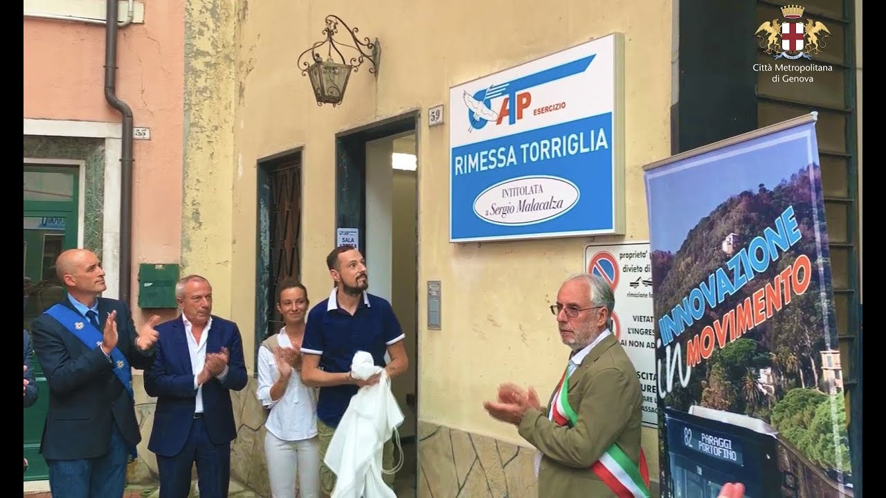 ATP intitola a Sergio Malacalza la rimessa capolinea di Torriglia