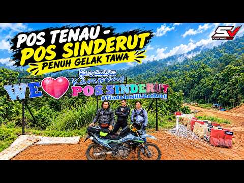 POS TENAU - POS SINDERUT JALAN MAKIN TERUK! | SUZUKI DRZ-4S