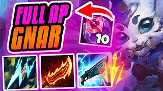 FULL AP HYBRID MACHINE GUN GNAR IS SO MUCH FUN!!! Season 16 Gnar Gameplay (League of Legends)