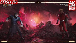 MK2 Movie Sub-Zero & Sub-Zero vs Red Homelander & Mavado (Hardest AI) - Mortal Kombat 1