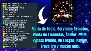 Servicios Remotos || Renta de Tools || Venta de Licencias || Server
