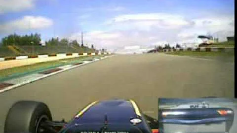 Onboard video - Theobald dramatic crash