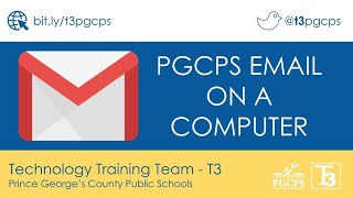 Accessing PGCPS email on a computer [Basics]