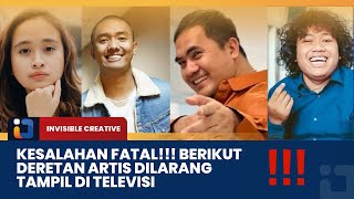 Kesalahan Fatal!!! Artis-Artis Ini Dilarang Tampil di Televisi, Kontroversial Kesalahan Fatal!!! Artis-Artis Ini Dilarang Tampil di Televisi, Kontroversial