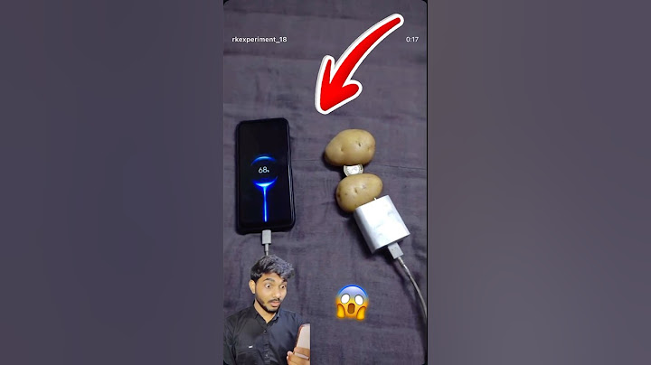 تجربة غريبة شحن الهاتف بالبطاطا 😱🥔