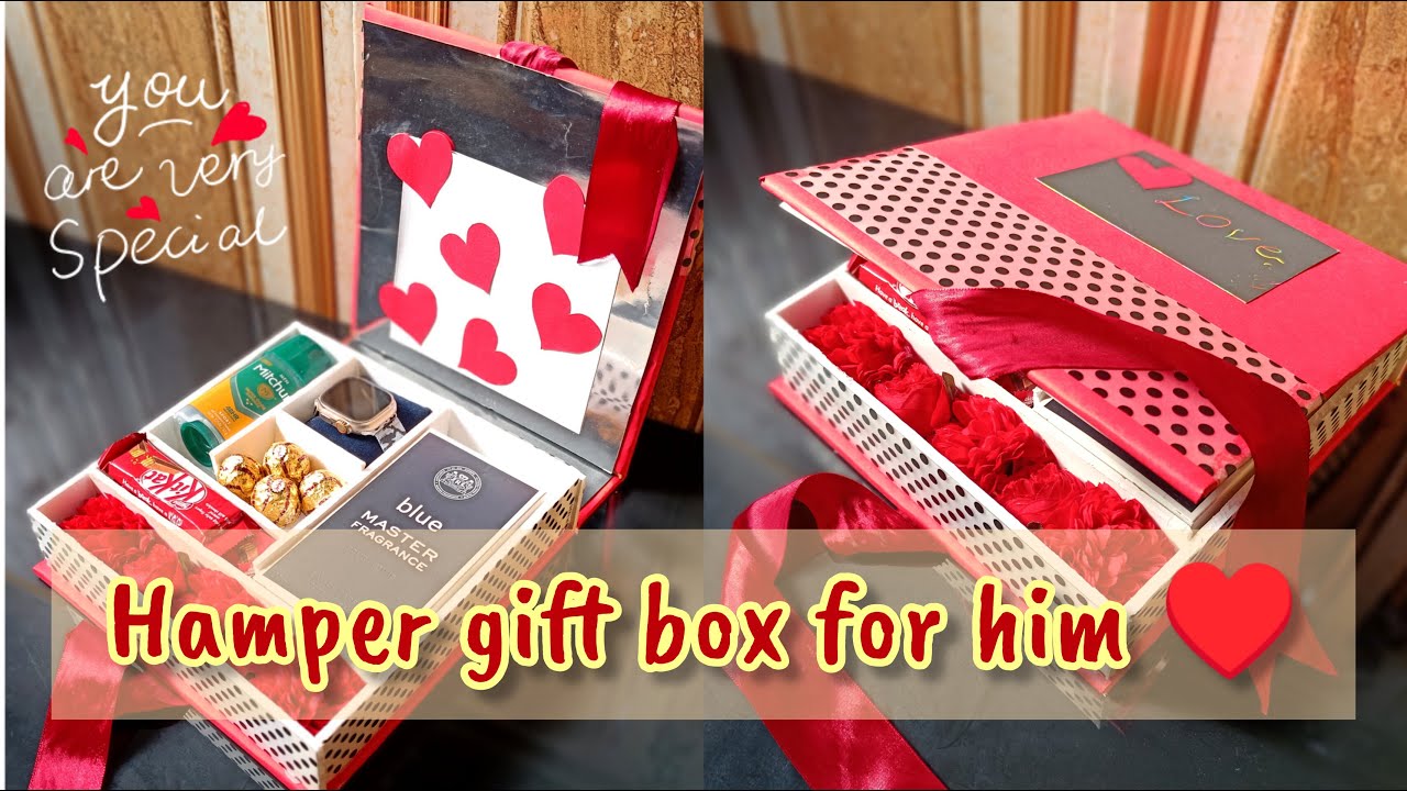 The most stylish valentine's gift box for boyfriend/cute