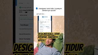 Duh nyenyak banget ini mah😜 #graphicdesign #designgraphic #memes #komedi #shorts