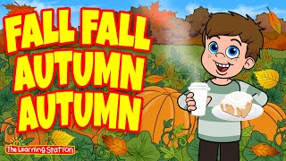 fall fall autumn autumn song about the fall season kids songs by the learning station