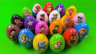 Looking For Paw Patrol Eggs With Slime Coloring: Ryder, Chase, Marshall,...Satisfying ASMR Video screenshot 4