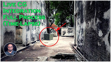 LIVE CG INTEGRATION FULL PROCESS TIMELAPSE | VFX VIBE