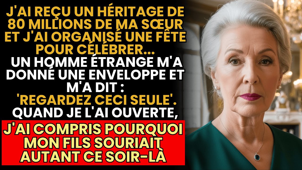 Je Célébrais Un Héritage De 80 Millions… Jusqu’à Ce Qu’un Inconnu Me Dise : « Regardez Ceci Seule »…