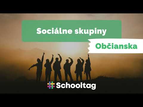 Video: Čo je to spoločenská skupina?