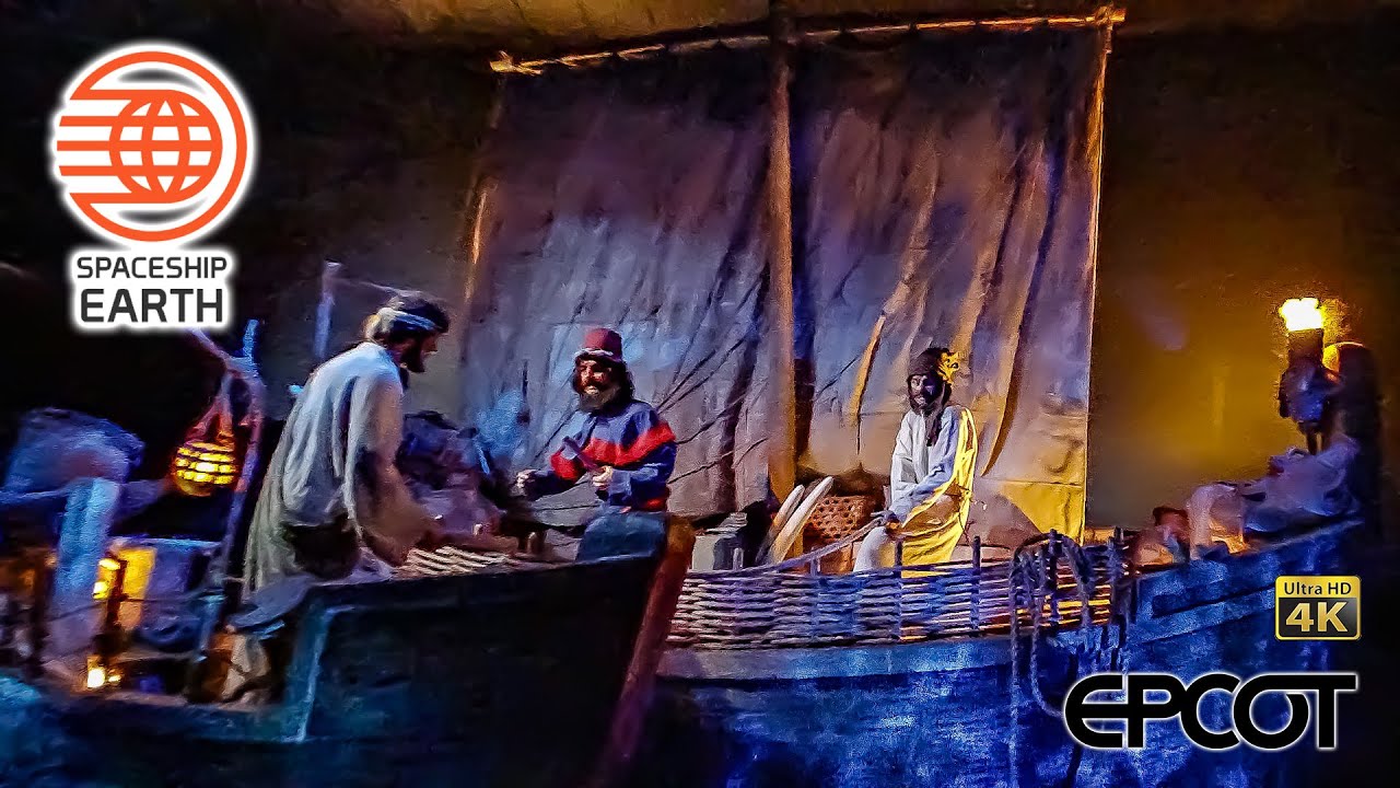 Spaceship Earth On Ride Low Light 4K POV EPCOT Walt Disney World 2025 02 24