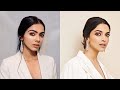 Deepika padukone inspired  peachy makeup tutorial