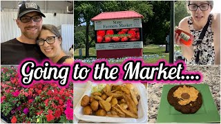 Huge Farmers Market | Buying Vegetable Plants | Fun Saturday at the Market