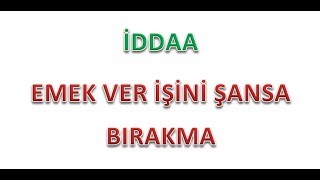 Download lagu İDDAA EMEK İSTEYEN HARİKA TAKTİK İDDAA EMEK İSTEYEN HARİKA TAKTİK