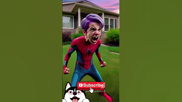 Spider Man Kidnapped By Joker And Wonder Woman Living With Fake Parents Shorts Spiderman 