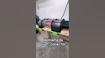 3D printed homemade centrifugal dust collector #woodworking #tools #diy