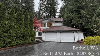 Newly Remodeled North Bothell Home | 4 Bed, 2.75 Bath | Private Cul-De-Sac Retreat!