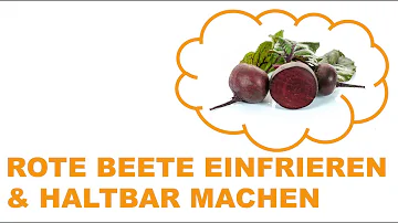 Wie lange kann ich gekochte Rote Beete aufbewahren?