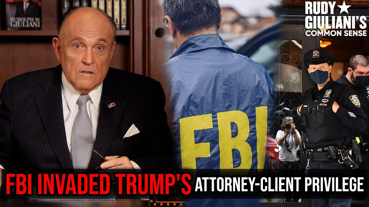 The <mark style="font-weight:bold;text-decoration:underline;">FBI Invaded Trump's Attorney-Client Privilege, AGAIN | Rudy Giuliani | Ep. 134