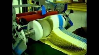 Rotary fanfolder in operation (offline)