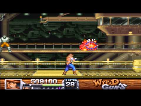 [SNES] Wild Guns Прохождение / Walkthrough