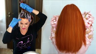 Покрасила волосы в Рыжий цвет/ Как закрасить Фукорцин и Зеленку #DolceChris