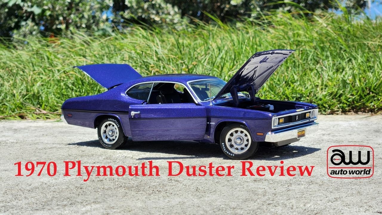 Unboxing / Review: 1970 Plymouth Duster 340 (Plum Crazy) in 1/18