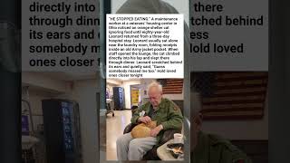 Veteran’s Cat Chose His Lap