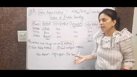 PROBLEM OF DOUBLE COUNTING | National income | Macroeconomics | Class -12