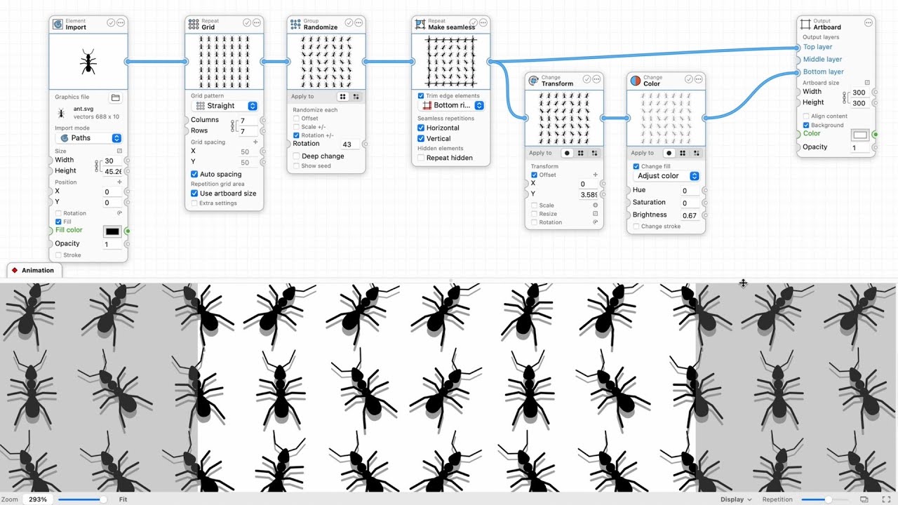 Create seamless randomized patterns with Patternodes 3 - YouTube