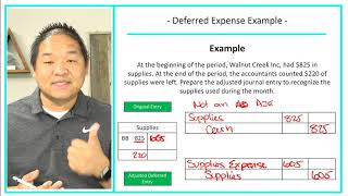 Financial Accounting - Lesson 4.3 - Deferred Expense Example