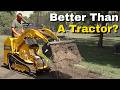 Grading with a Mini Skid Steer - Leveling a Pool Pad
